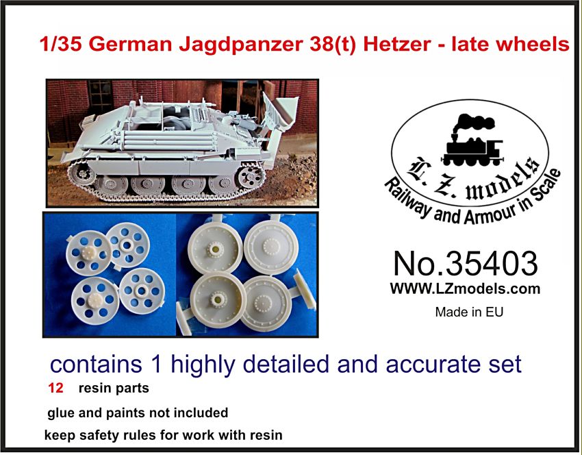 1/35 PANZER ART RE35-573 STOWAGE SET for GERMAN JAGDPANZER 38 HETZER t