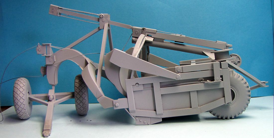 LZ Models 1/35 US Army LeTourneau Sheepfoot Roller Single Unit 